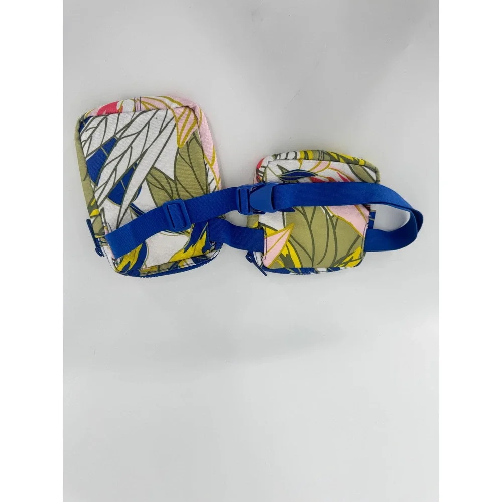 Vera Bradley Belt Bag Women One‎ Size Blue Rain Forest Leaves ReActive Sling